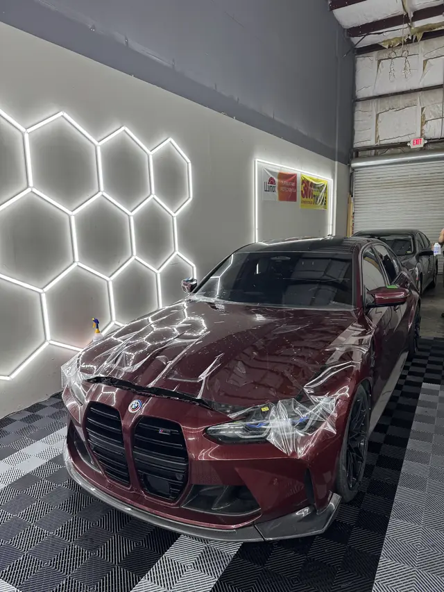 Red M3 Competition PPF at Metro Protection ATL in Alpharetta, GA